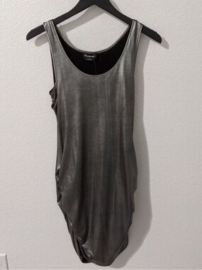 Bebe Savannah Metallic Tank Dress